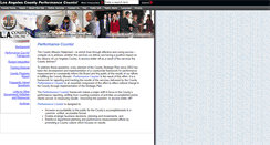 Desktop Screenshot of performancecounts.lacounty.gov