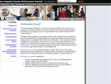 Tablet Screenshot of performancecounts.lacounty.gov