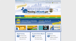Desktop Screenshot of housing.lacounty.gov